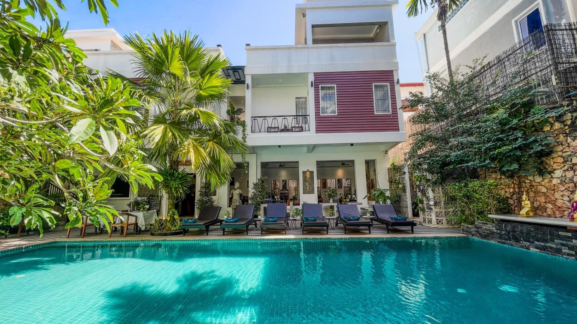 Boutique Indochine D'Angkor Hotell Siem Reap Eksteriør bilde