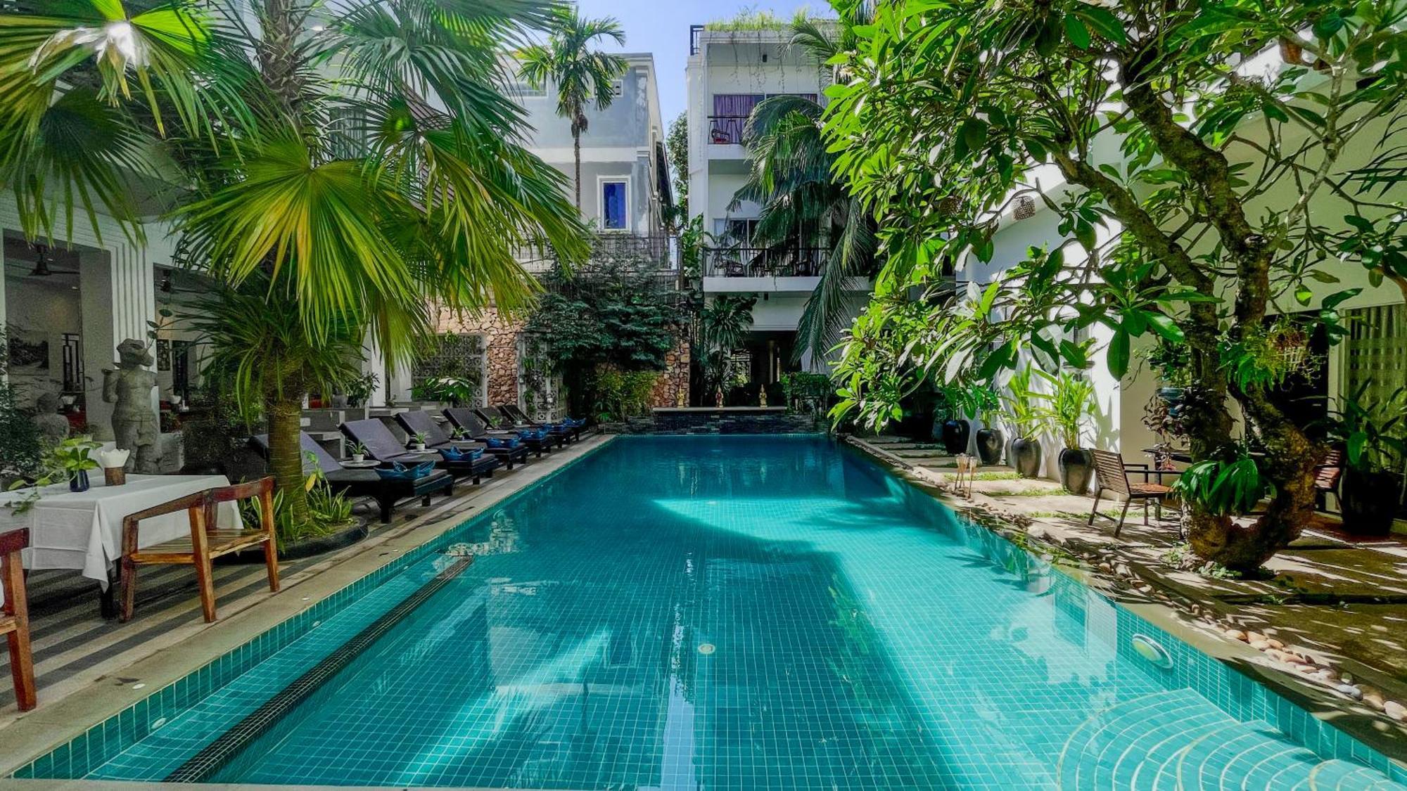 Boutique Indochine D'Angkor Hotell Siem Reap Eksteriør bilde